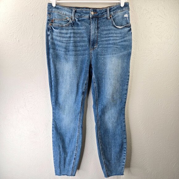 Judy Blue Skinny Jean Size 16W High Waisted Medium Blue Wash Tummy Control Denim - Picture 2 of 13